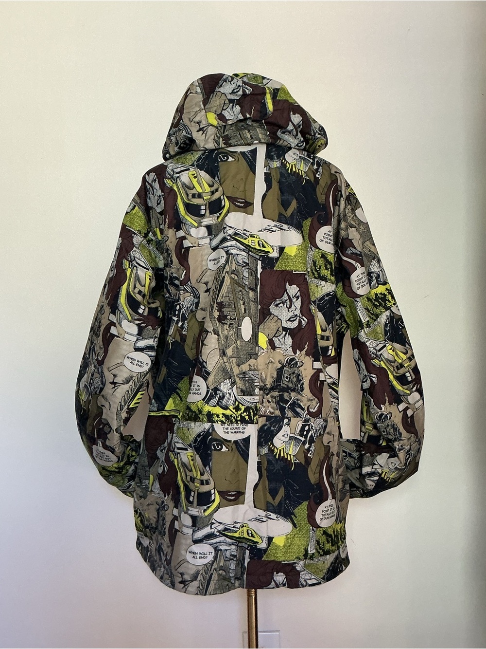 Burton Vintage X Streetwear Comic Book All Over Print Snowboarding Skiing Sz XL - Picture 3 of 7